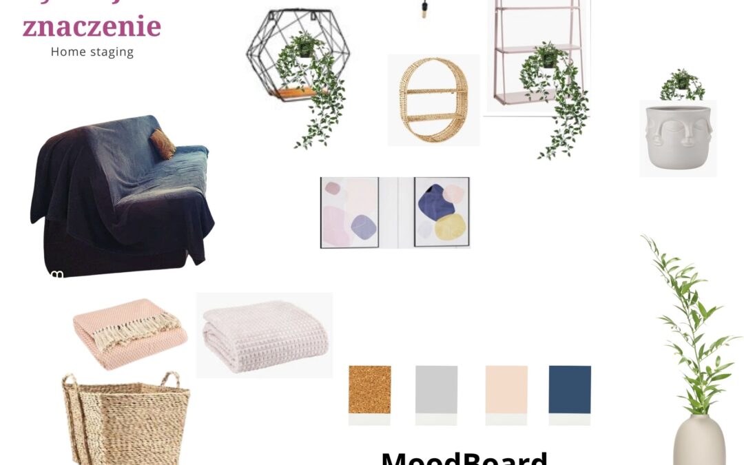 Mood Board na potrzeby home staging
